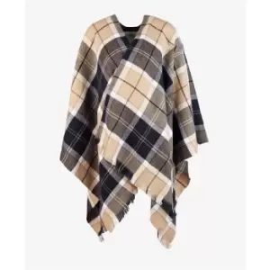 Image of Barbour Staffin Tartan Serape Scarf - Pink