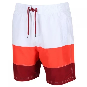 Image of Regatta Bratchmar VI Swimming Shorts - White/BntSal