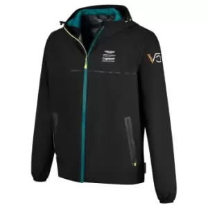 Image of 2022 Aston Martin Official SV Rain Jacket (Black)