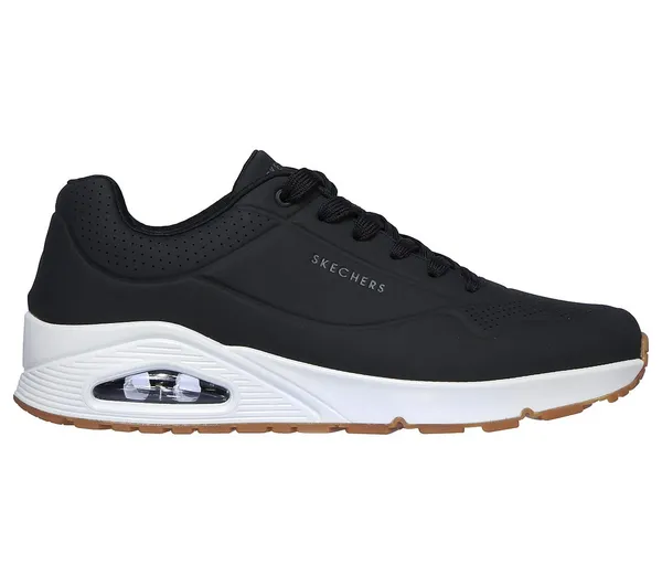 Image of Skechers Uno Stand On Air Trainers Black 9 UK