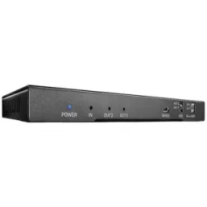 Image of LINDY 38230 2 ports HDMI splitter 4096 x 2160 p Black