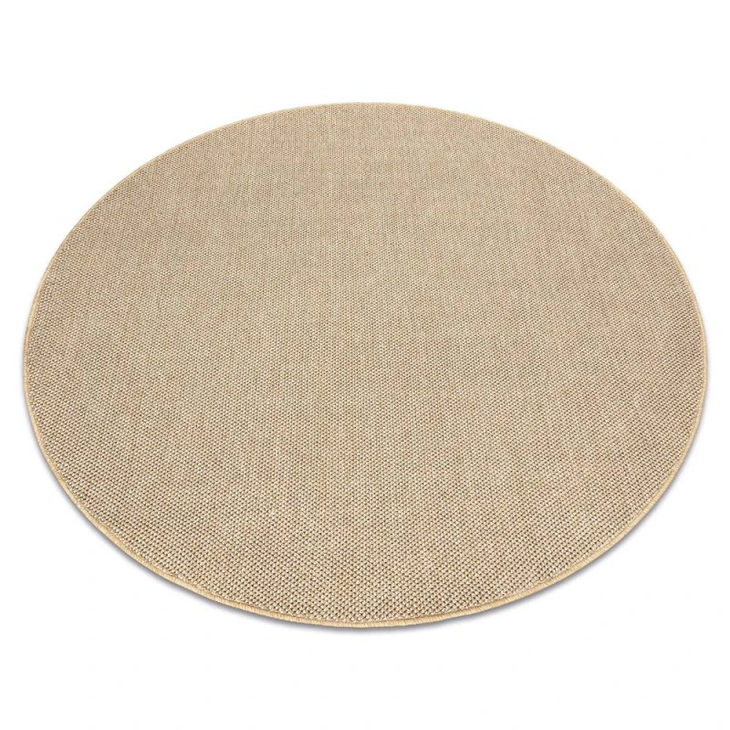Image of RugsX Casablanca Loom Rug in Beige Size: 150cm diameter Beige Unisex 150cm diameter