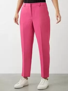 Image of Dorothy Perkins Ankle Grazer Trousers - Fuchsia, Pink, Size 10, Women