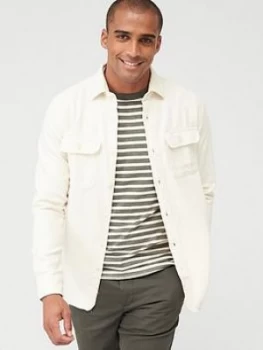 Image of Selected Homme Jackson Long Sleeve Shirt, White Size M Men