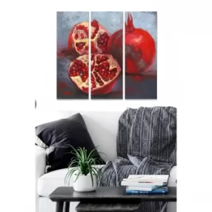 Image of MDF604774196 Multicolor Decorative MDF Painting (3 Pieces)