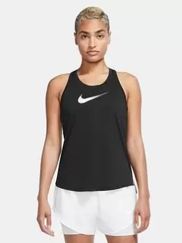 Image of Nike One Dri-FIT Swoosh Tank - Black Size M Women