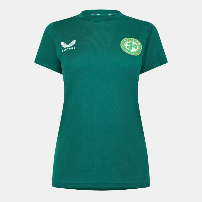 Image of Castore Womens International Licensed Short-Sleeve T-Shirt Green female 18 (2XL)