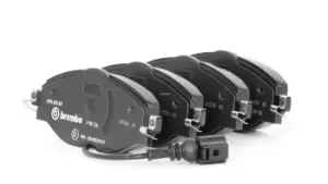 Image of BREMBO Brake pad set VW,AUDI,SKODA P 85 126 5Q0698151,5Q0698151A,5Q0698151B 5Q0698151F,8V0698151,8V0698151A,8V0698151B,8V0698151D,8V0698151G,5Q0698151