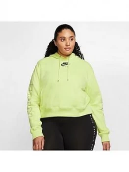 Image of Nike Nsw Air Pullover Hoodie (Curve) - Limelight