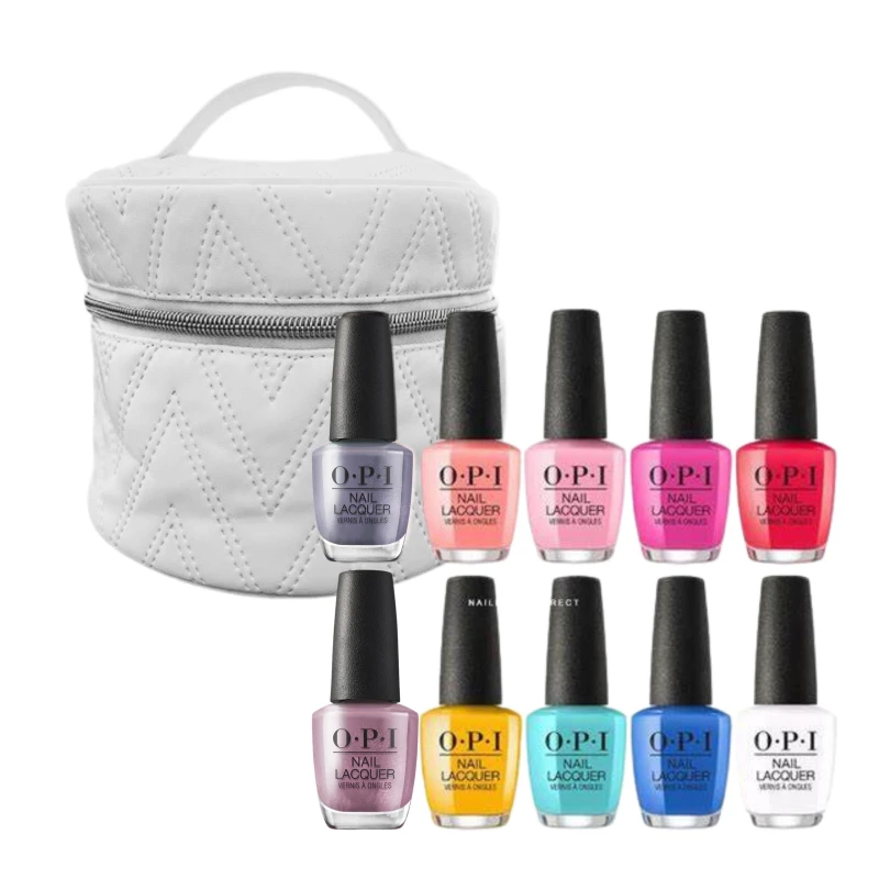 Image of OPI Nail Varnish Bundle with Bag - Multi Multi ONE SIZE