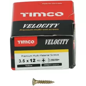 Image of Timco Multi Purpose Countersunk Velocity Screw - 3.5 x 12 (200 pack)