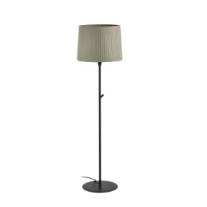 Image of Samba Floor Lamp Round Tappered Shade Cream, E27