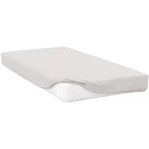 Image of Belledorm Cotton Sateen 1000 Thread Count Extra Deep Fitted Sheet (Superking) (Ivory) - Ivory