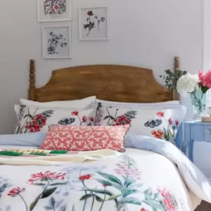 Image of Joules Permaculture Border Single Duvet Cover Set, Multi