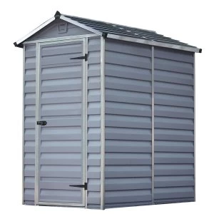 Image of Palram SkyLight Shed 4 x 6 - Grey