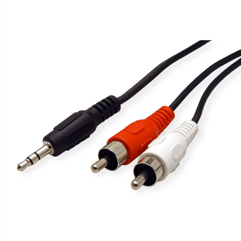 Image of ROLINE 3.5mm/2x RCA (M) Cable 10 m