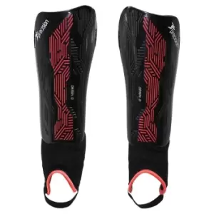 Image of Precision Origin.0 Shin & Ankle Guards Black/Red Medium