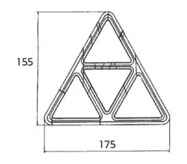 Image of PROPLAST Reflex Reflector 26107104 V47001900