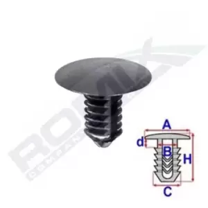 Image of ROMIX Clip, trim-/protection strip VW,AUDI,SKODA C70509