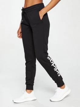 Image of adidas Essentials Linear Pant - Black, Size 2XL, Women