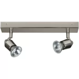 Image of Linea Verdace Bomba 2 Light Twin Spotlight Aluminum