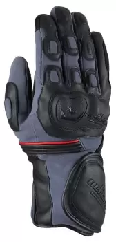 Image of Furygan Dirt Road Motorcycle Gloves, black-grey-red, Size XL, black-grey-red, Size XL