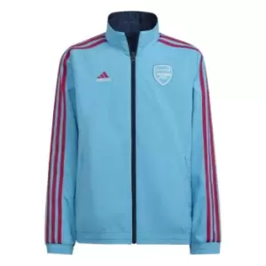 Image of adidas Arsenal Anthem Jacket 2022 2023 - Blue