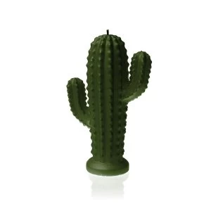 Image of Dark Green Large Cactus Candle