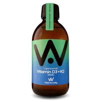 Image of Well.Actually. Liposomal VitaminD3 1000IU + K2 50mcg - 300ml