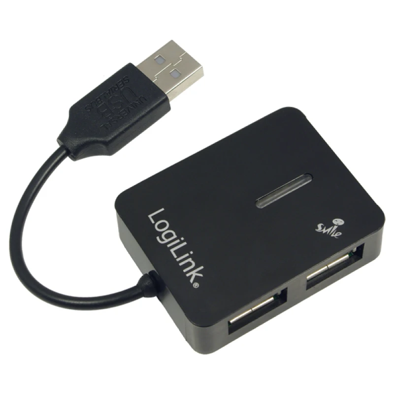Image of LogiLink USB 2.0 4-Port Hub 480 Mbps Black