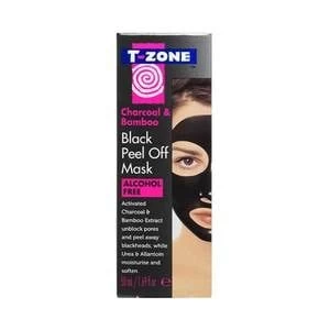 Image of T-Zone Charcoal and Bamboo Black Peel Off Mask 60ml