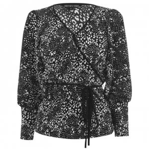 Image of Biba Plisse Top - Animal Print