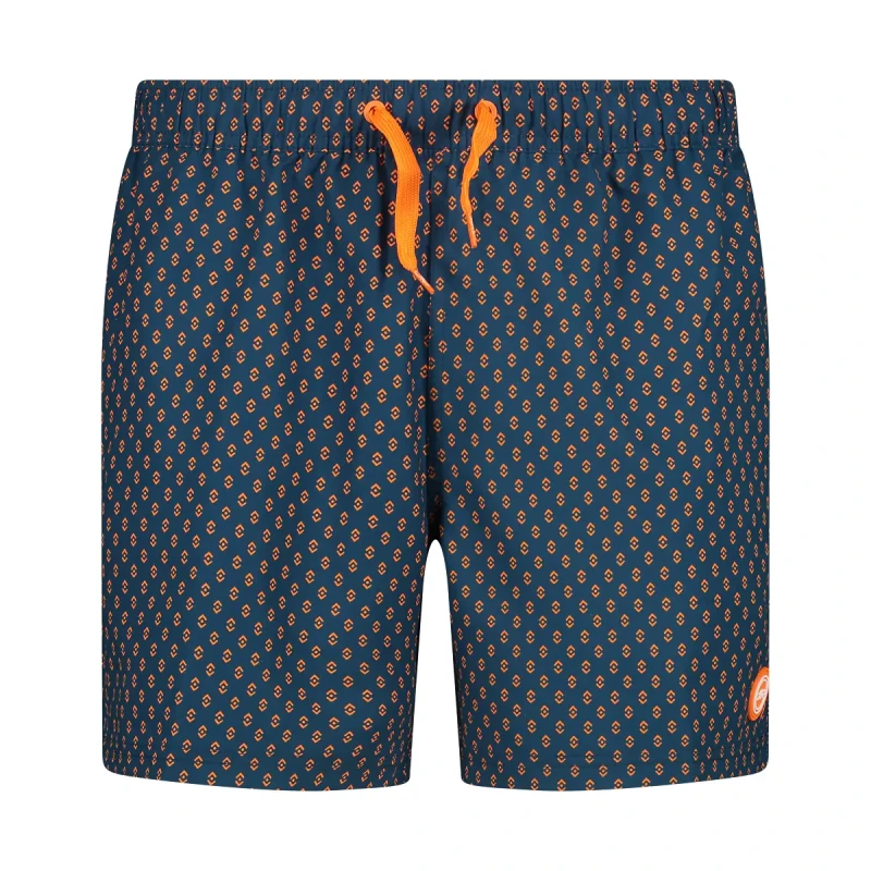 Image of CMP Geometric pattern swim shorts CMP Bleu Male 2XL