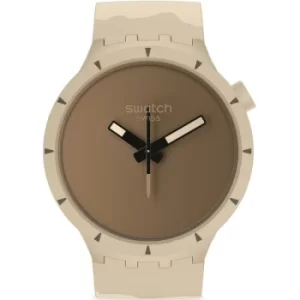 Image of Unisex Swatch Colours Of Nature Big Bold Bioceramic Desert Watch