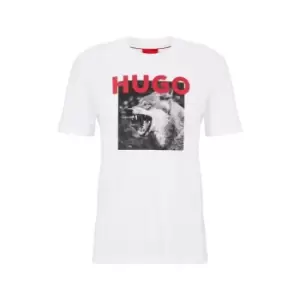 Image of Hugo Dupus T-Shirt Mens - White