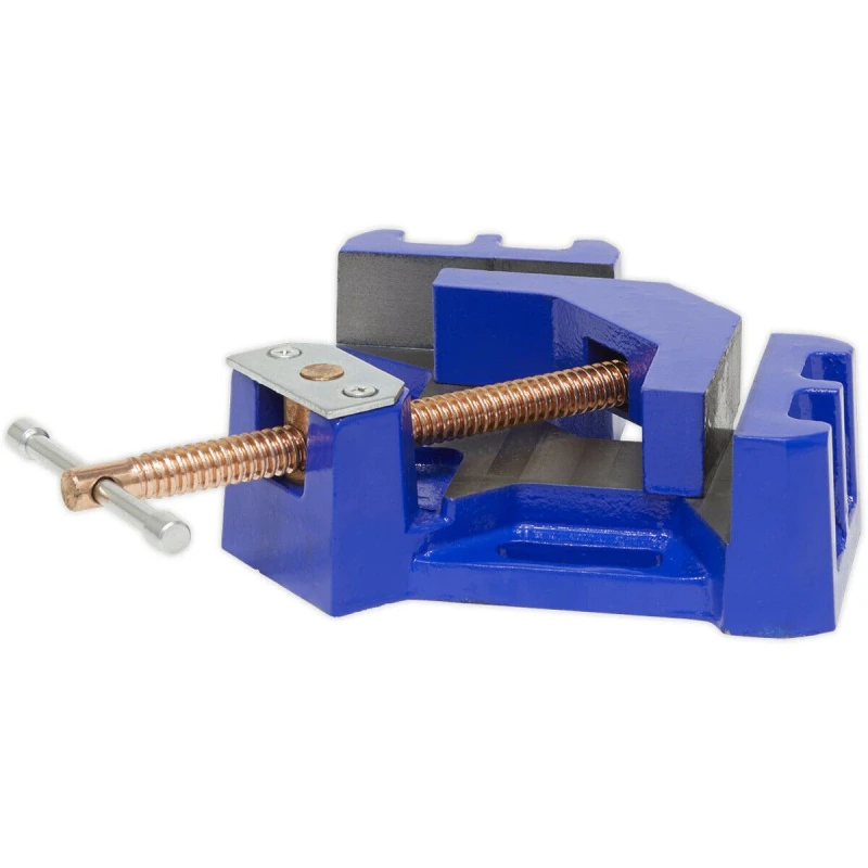 Image of Loops 165mm Welding Vice - Self-Centring Swivel Jaw - 90 Degree Angle Welding Aid Multi