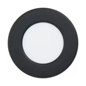 Image of Wall / Ceiling Flush Downlight Black Round Spotlight 2.7W Built in LED