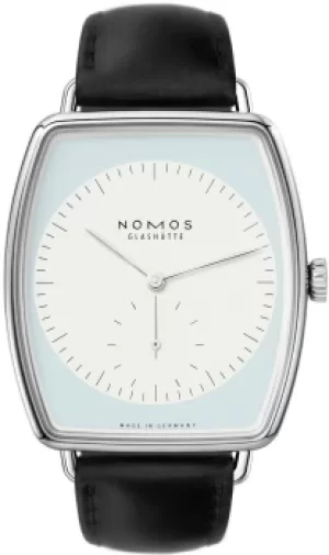 Image of Nomos Glashutte Watch Lux White Gold Light Blue Sapphire Crystal