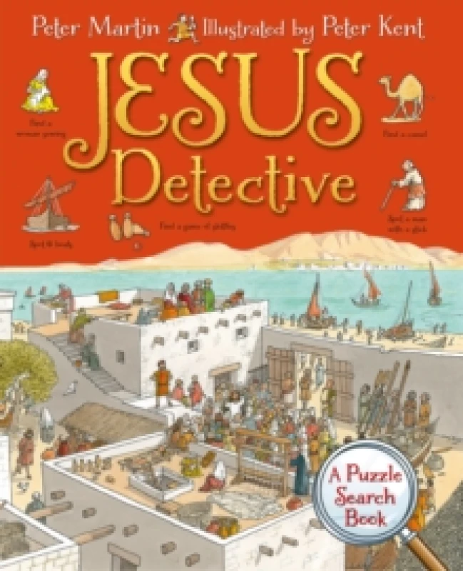 Image of Jesus Detective : A Puzzle Search Book Paperback / softback