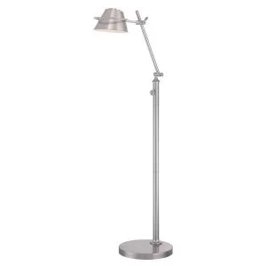 Image of LED 7 Light Floor Lamp Brushed Nickel