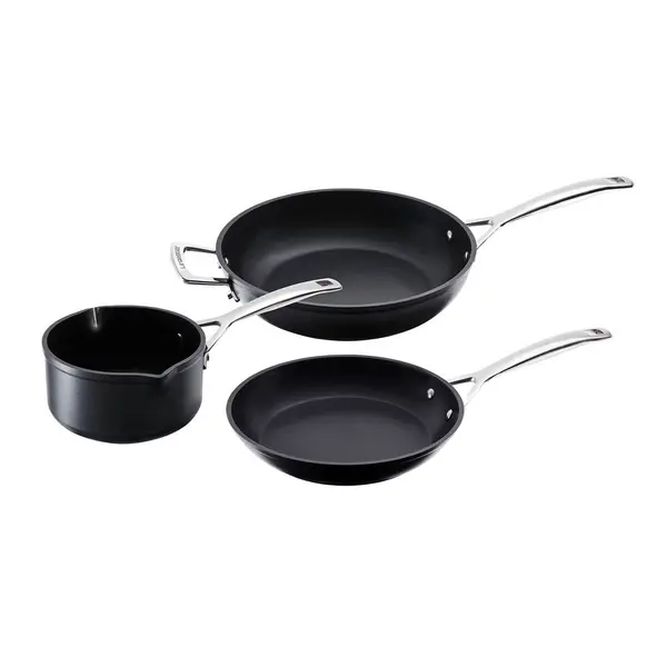 Image of Le Creuset Toughened Non-stick Cookware Set, 3 Piece