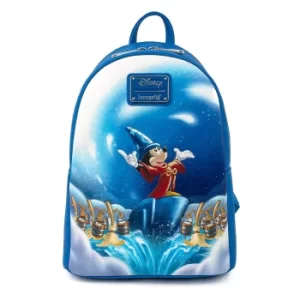 Image of Loungefly Disney Sorcerer Mickey Mini Backpack