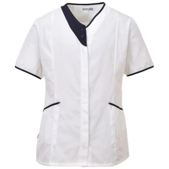 Image of LW13WHRS - sz S Modern Tunic - White - Portwest