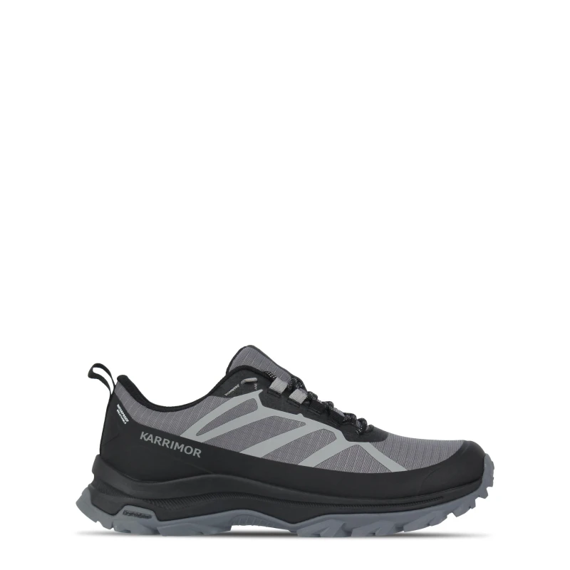 Image of Karrimor Pennine Waterproof Walking Shoes Mens Black/Grey male 7 (41)