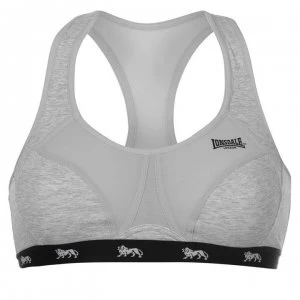 Image of Lonsdale Crop Top Ladies - Grey Marl