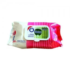 Image of Detox Antibacterial Wipes Pine Pack of 102 Detox 102 Pine