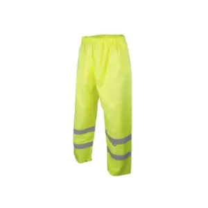 Image of Scan - UC807 Hi-Vis Motorway Trouser Yellow - l (40in) scahvmtl