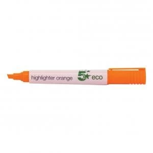 Image of Eco Highlighter 1 5mm Line Orange Pack 10 938059