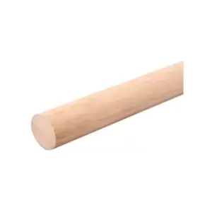 Image of Beech Dowel Smooth Wood Rod Pegs 30cm - Diameter 20mm - Pack of 50