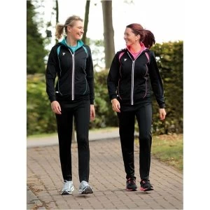 Image of Ladies Hoodie Black/Pink 8 (32")